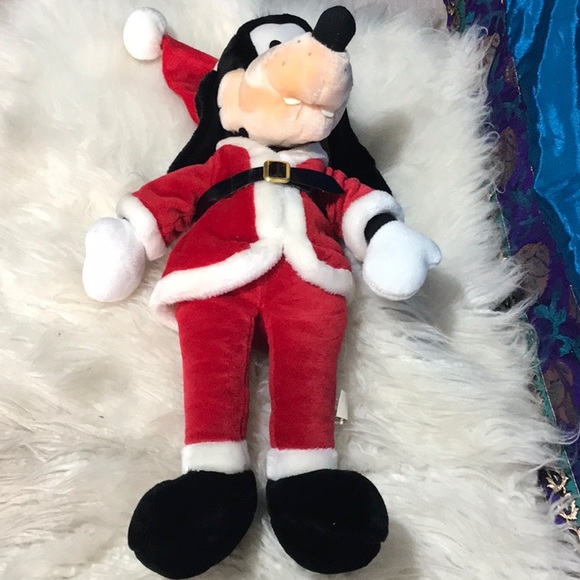 Disney GOOFY plush stuffed in Santa Costume 18-in - Picture 2 of 12